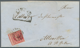 Bayern - Marken Und Briefe: 1864, 3 Kr. Karminrot Mit OMR „289” Und HK „LINDAU 6 10 (1864)” Als Prac - Other & Unclassified