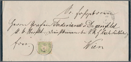 Bayern - Marken Und Briefe: 1875 (ca.), 1 Kr. Grün Je Auf 3 Drucksachen Aus Beiersdorf Und München N - Autres & Non Classés