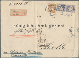 Bayern - Marken Und Briefe: 1889, Vordruckumschlag 20 X 15 Cm "An Das Königliche Amtsgericht - Frei" - Autres & Non Classés