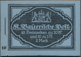 Bayern - Markenheftchen: 1913. Markenheft Prinzregent Luitpold (Mai 1913), Mit ONr. 10, Tadellos Pos - Altri & Non Classificati