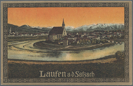 Bayern - Ganzsachen: 1913. Privat-Postkarte 5 Pf Luitpold "Laufen A.d.S. - Landwirtschaftl. Kreisfes - Otros & Sin Clasificación