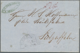 Bremen - Thurn & Taxis'sches Oberpostamt: 1852, 26.Jan., Unfrankierter Brief Nach Salzuflen, Mit Seg - Bremen