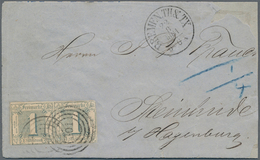 Bremen - Thurn & Taxis'sches Oberpostamt: 1861, Zwei Briefe Der 2.Entfernungsstufe. Frankiert Mit Wa - Bremen