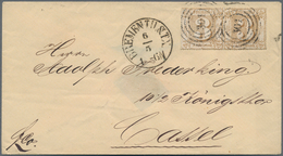 Bremen - Thurn & Taxis'sches Oberpostamt: (1865, Ca.), Doppelt Schwerer Brief Nach Cassel, Mit Waage - Bremen