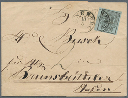 Hannover - Marken Und Briefe: 1850: Frühe, Mit Marken Frankierte Auslandspost Beschäftigt Die Philat - Hanover