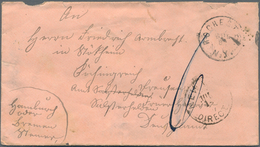 Hannover - Besonderheiten: 1868 (ca.), Brief Aus ROCHESTER/USA Via New York Und Handschr. Vermerk "H - Hannover