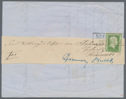 Preußen - Marken Und Briefe: 1856, 4 Pfg. Grün, Farbfrisches Exemplar, Unten Minim Tangiert Sonst Vo - Other & Unclassified