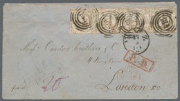 Thurn & Taxis - Marken Und Briefe: 1862 (Markenausgabe), 36 Kreuzer Frankatur, Bestehend Aus 9 Kr. B - Autres & Non Classés