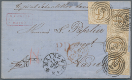 Thurn & Taxis - Marken Und Briefe: 1863, 36-Kreuzer Frankatur, Bestehend Aus 4 Exemplaren Der 9 Kr. - Andere & Zonder Classificatie