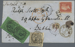 Württemberg - Marken Und Briefe: Württemberg 1855 (18. Aug.): Brief Von Wildbad über Frankreich Nach - Otros & Sin Clasificación