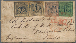 Württemberg - Marken Und Briefe: 1851, Zweimal 1 Kr. Auf Sämisch, 6 Kr. Auf Grün Und 9 Kr. Auf Rosa - Altri & Non Classificati