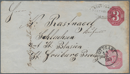 Württemberg - Postablagen: 1875, "STUTTGART-DEGERLOCH", Seltener Postablagestempel Auf Ganzachenumsc - Other & Unclassified