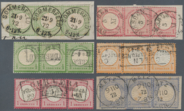 Deutsches Reich - Brustschild: 1872, 1/3 Gr. Gelblichgrün, 1 Gr Karmin Je Kleiner Schild Und 1/3 Gr - Unused Stamps