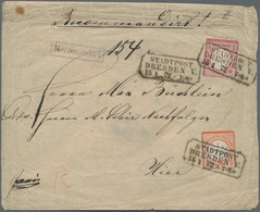 Deutsches Reich - Brustschild: 1872, 1/2 Groschen Kleiner Schild MiF Mit 1 Groschen Desgleichen Entw - Unused Stamps