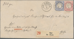 Deutsches Reich - Brustschild: 1872, Kleiner Schild 1 Gr Und 2 Gr. Mit Preussen-K2 "GR: KEULA 10/2" - Neufs