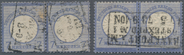 Deutsches Reich - Brustschild: 1872, 2 Groschen Ultramarin Kleiner Schild Im Waager. Paar Und Desgl. - Unused Stamps