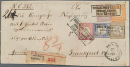 Deutsches Reich - Brustschild: 1872, Großer Schild ¼ Gr, ½ Gr, 1 Gr, 2 Gr U. 5 Gr Als FÜNFFARBENFRAN - Ongebruikt