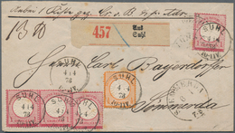 Deutsches Reich - Brustschild: 1872, Großer Schild ½ Gr. Und 4x 1 Gr. Auf Paket-Begleitbrief Mit K1 - Ongebruikt