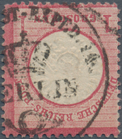 Deutsches Reich - Brustschild: 1872 KRONE-POSTHORN-K1 "K.PR.POST EXPED. 14 BERLIN" Auf 1 Gr.-NUR 3 S - Ongebruikt