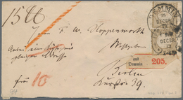 Deutsches Reich - Brustschild: 1872, Paketbegleitbrief Mit Zweimal Großer Schild 5 Gr. Und Hufeisens - Nuevos