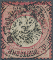 Deutsches Reich - Brustschild: 1872 POSTAMTS-DIENSTSIEGEL "KAISERL. DEUTSCHE OBER-POST DIRECTION CAR - Ungebraucht