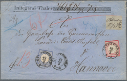 Deutsches Reich - Brustschild: 1872, NDP Innendienstmarke 10 Gr. Sowie Kl.Schild 1 Gr. Und 2 Gr. Auf - Unused Stamps