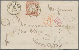 Deutsches Reich - Brustschild: 1872, Großer Schild 9 Kr. Rötlichbraun Als Einzelfrankatur Auf Faltbr - Unused Stamps
