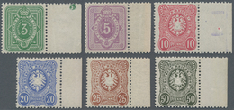 Deutsches Reich - Pfennig: 1880, Adler/Pfennig, Postfrischer Qualitätssatz - Unused Stamps