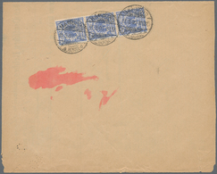 Deutsches Reich - Krone / Adler: 11.5.1900, 20 Pfg. Krone/Adler Als Senkrechter 3er-Streifen Rücksei - Unused Stamps