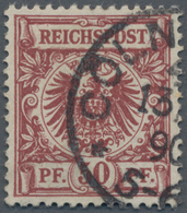 Deutsches Reich - Krone / Adler: 1889/90, Freimarke: Reichsadler Im Kreis, 50 Pf. Bräunlichkarmin (b - Unused Stamps