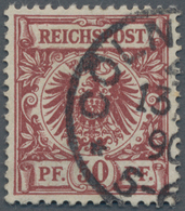 Deutsches Reich - Krone / Adler: 1889/90, Freimarke: Reichsadler Im Kreis, 50 Pf. Bräunlichkarmin (b - Nuovi