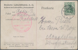 Deutsches Reich - Germania: 1911. LZ 10 Schwaben/ Baden-Baden - Karlsruhe: Bordpostkarte Mit Großem, - Andere & Zonder Classificatie