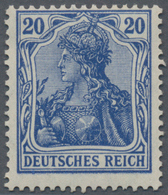 Deutsches Reich - Germania: 1915, 20 Pf Violettultramarin Kriegsdruck Postfrisch, Die Marke Ist Farb - Andere & Zonder Classificatie