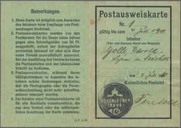 Deutsches Reich - Germania: 1910, 50 Pf Germania Entwertet Mit DBS "HOHENLEUBEN" Als Gebühr Auf Sehr - Andere & Zonder Classificatie