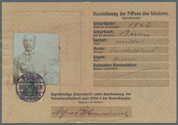 Deutsches Reich - Germania: 1914, 50 Pfg. Germania Als Portogerechte Verwendung Für Die Schreibgebüh - Andere & Zonder Classificatie