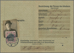 Deutsches Reich - Germania: 1914: 50 (Pf) Dunkelgraulila Auf Orangeweiß Portostufe Für Postausweiska - Other & Unclassified