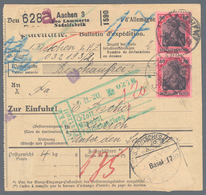 Deutsches Reich - Germania: 1918, Kriegsdruck 80 Pf Karmin (metallisch Glänzend) Rotschwarz Auf Hell - Andere & Zonder Classificatie