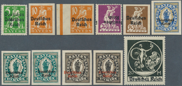 Deutsches Reich - Inflation: 1920/21. Lot Von 11 Marken Deutsches Reich Auf Bayern Abschied Mit Beso - Covers & Documents