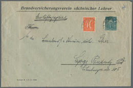 Deutsches Reich - Inflation: 1921-1922. 40 Und 160 Pfg., WZ. Waffeln, Farbfrisch Und Gut Gezähnt, Po - Lettres & Documents