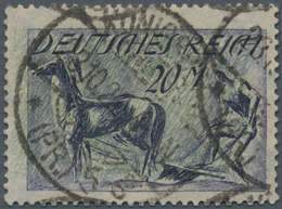 Deutsches Reich - Inflation: 1922, 20 Mark Pflüger Sauber Gestempelt KÖNIGSBERG Und In Tadelloser Er - Covers & Documents