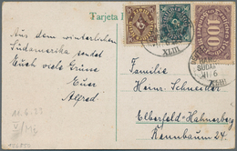 Deutsches Reich - Inflation: 11.6.1923, "DSP Linie Hamburg-Südamerika XLIII" Auf Ansichtskarte Aus B - Covers & Documents