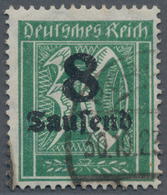 Deutsches Reich - Inflation: 1923, 8 Tsd Auf 30 Pfg. Dunkelopalgrün, Wasserzeichen Waffeln, Sehr Gut - Briefe U. Dokumente