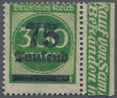 Deutsches Reich - Inflation: 1923, Freimarke Ziffern Im Kreis 75 Tsd Auf 300 M Mit DOPPELBILDDRUCK D - Covers & Documents