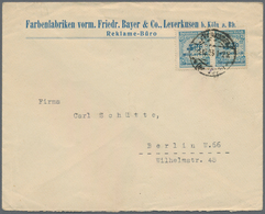 Deutsches Reich - Inflation: 1923, 50 Mrd Mark "Korbdeckel", Waagerechtes Paar, Beide Marken Mit Per - Lettres & Documents