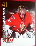 Ottawa Senators Craig Anderson - 2000-Heute