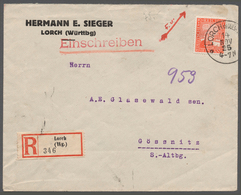 Deutsches Reich - Weimar: 1925, 3 Pfg. Reichsadler Mit Wasserzeichen 2 Y Im Senkrechten 10er-Block R - Other & Unclassified