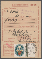 Deutsches Reich - Weimar: 1926, 5 Pfg. Deutsche Nothilfe Mit Rechtem Rand Und Mit übergehendem Masch - Other & Unclassified