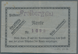 Deutsches Reich - Weimar: 1929, "Doppel Einer Rentenkarte" Mit EF 25 Pf. Reichspräsidenten, Mit Stpl - Other & Unclassified