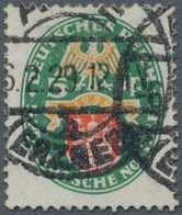 Deutsches Reich - Weimar: 1929, Deutsche Nothilfe 5+5Pf Wappen Mit Stehendem Wz, Gestempelt Mit Atte - Autres & Non Classés