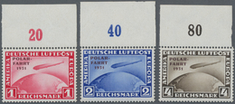 Deutsches Reich - Weimar: 1931. Polarfahrt. Postfrischer, Ungefalteter Luxus-OR-Satz, Auch Ränder Ma - Sonstige & Ohne Zuordnung